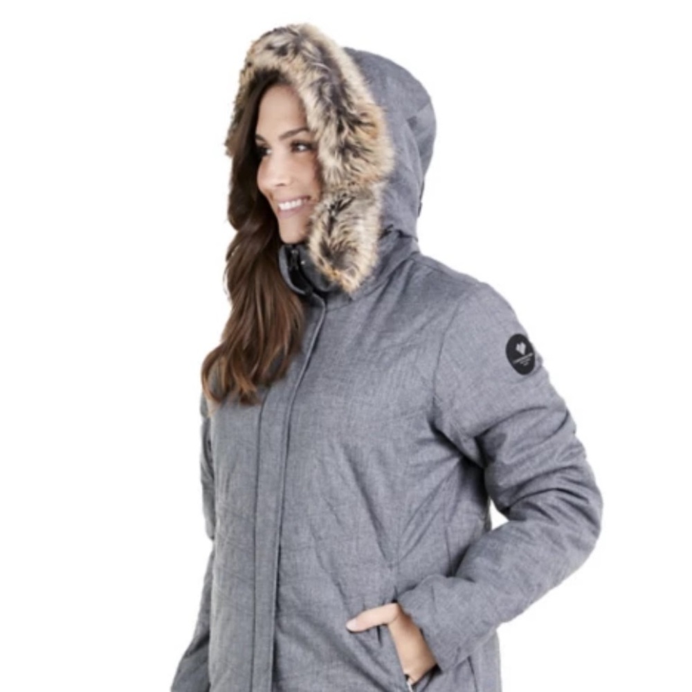 Women's Obermeyer Tuscany Hooded Puffer Jacket (size 6)